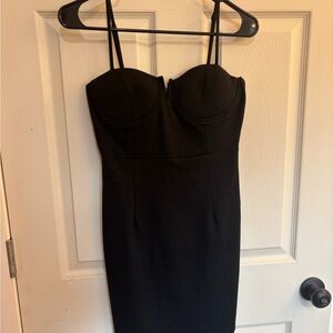 Lulu's Classic Black Cocktail Dress